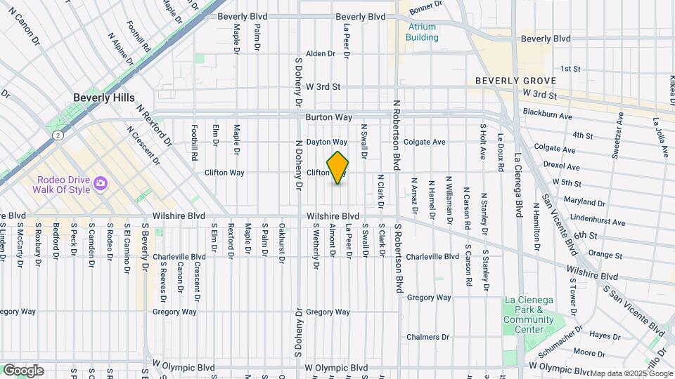 144 N Almont Dr Mapa y Detalles de la Ubicación