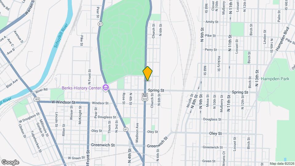 1029 N 5th St, Unit 1029 N 5th Street Mapa y Detalles de la Ubicación