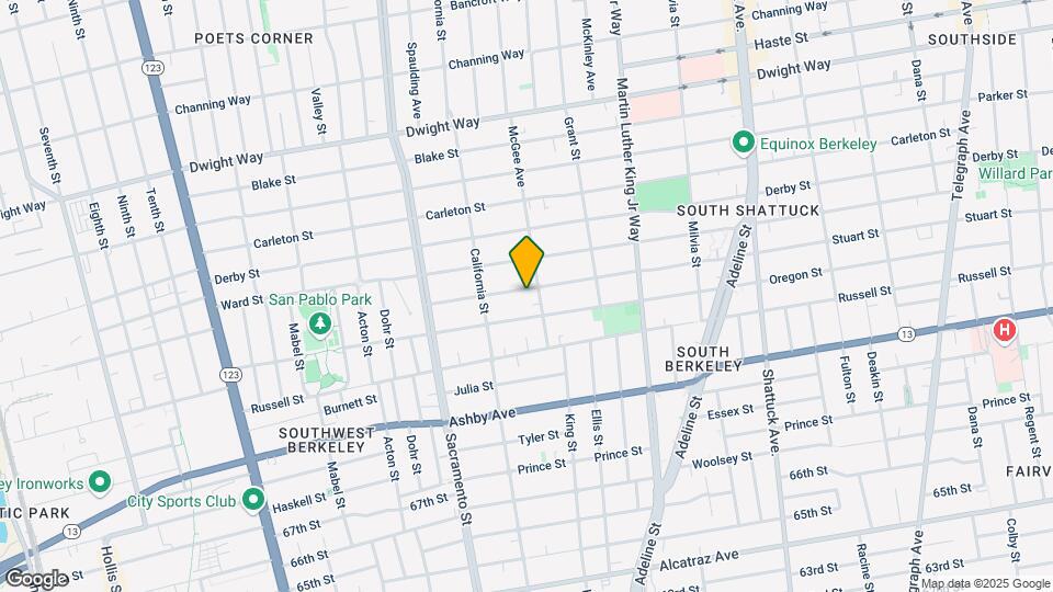 1638 Stuart St Map and Location Details