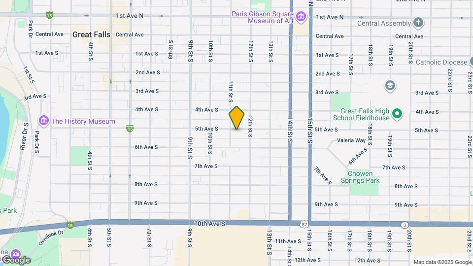 1106 5th Ave S Map and Location Details