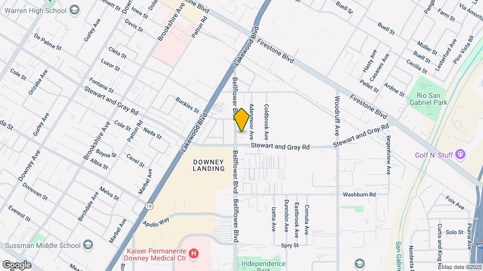 11742 Bellflower Blvd Map and Location Details