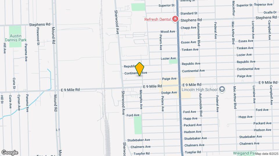 6889 Paige Ave Map and Location Details