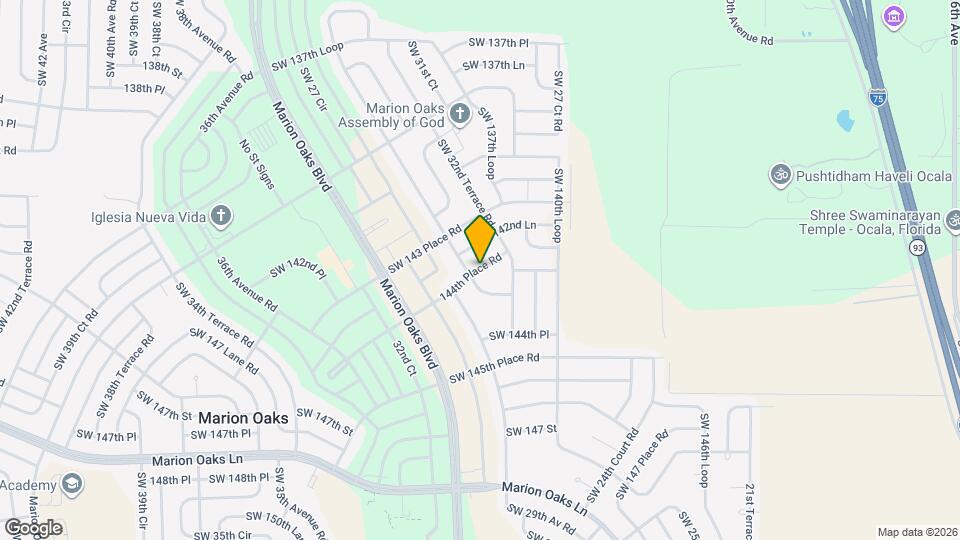 2966 SW 144th Pl Rd Map and Location Details