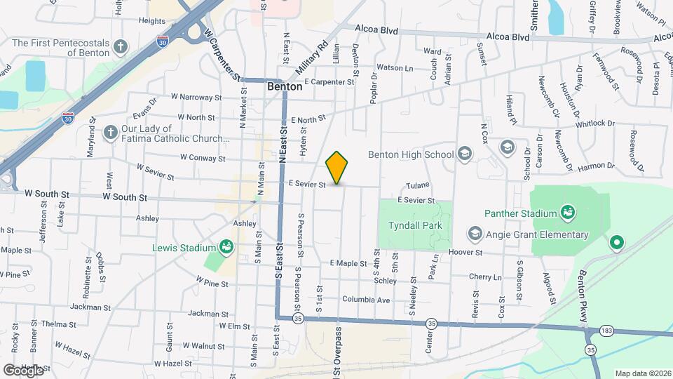 507-B E Sevier St Map and Location Details