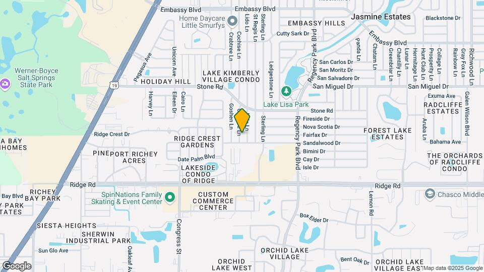 8726 Cochise Ln Mapa y Detalles de la Ubicación