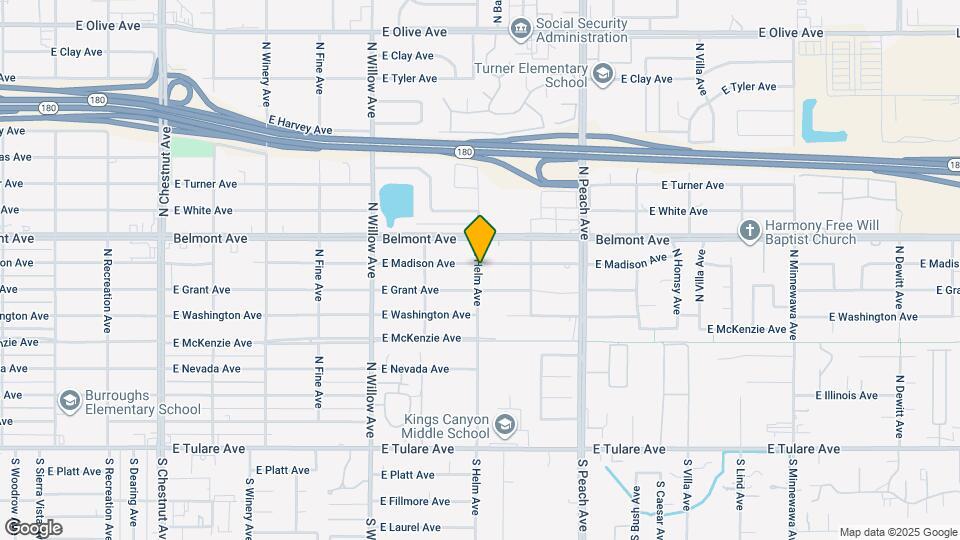 440 N Homsy Ave Map and Location Details