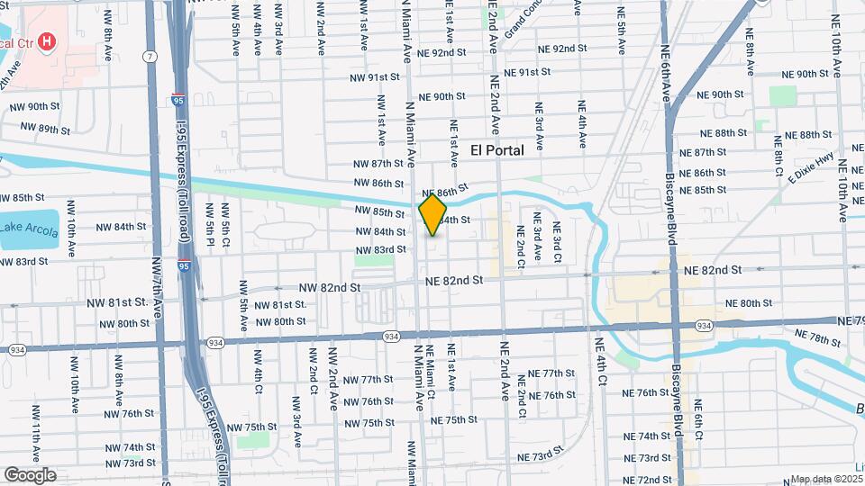 8295 NE Miami Ct Mapa y Detalles de la Ubicación