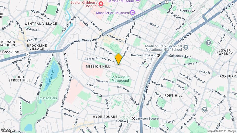 154 Calumet St, Unit 1 Mapa y Detalles de la Ubicación