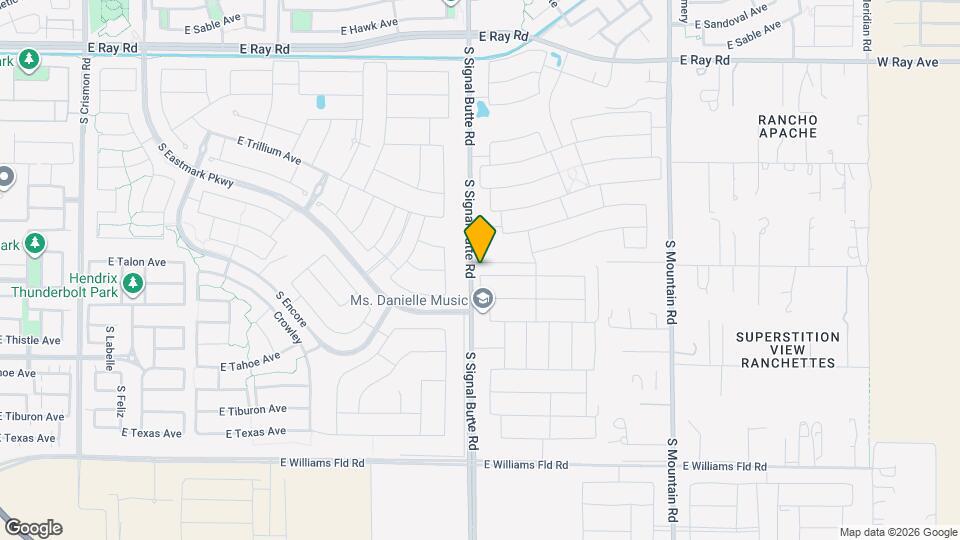 10812 E Tesla Ave Map and Location Details