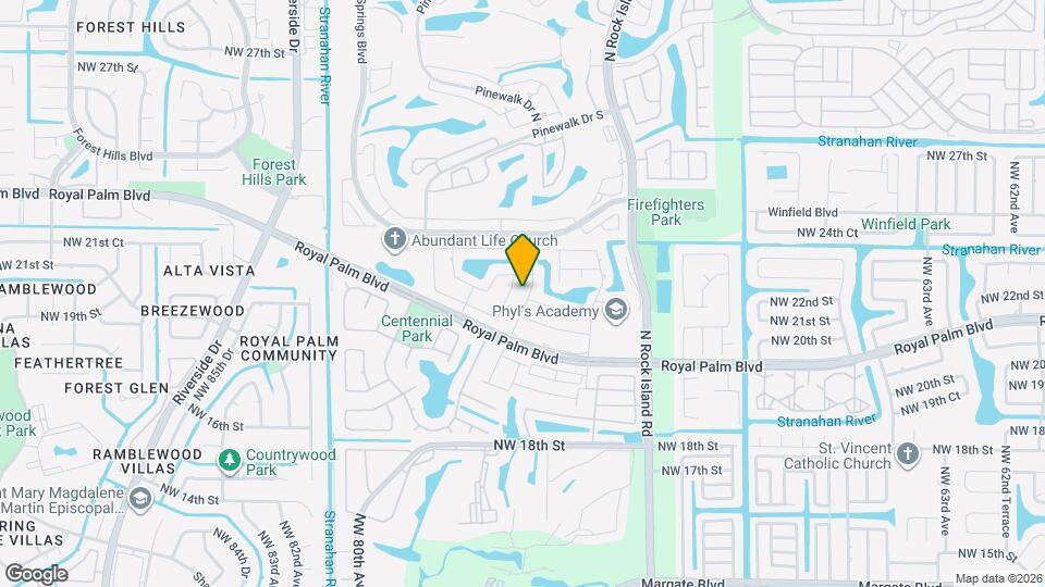 2171 NW 76th Ave Map and Location Details
