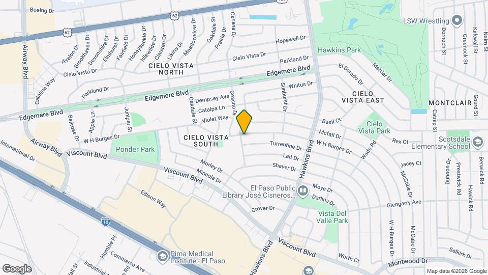 8316 W H Burges Dr Map and Location Details