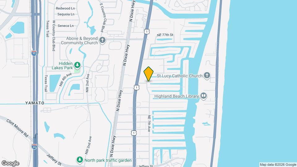 7050 NE 7th Ave Map and Location Details