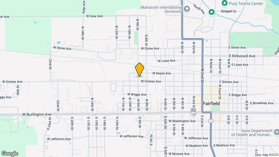 809 W Grimes Ave Mapa y Detalles de la Ubicación