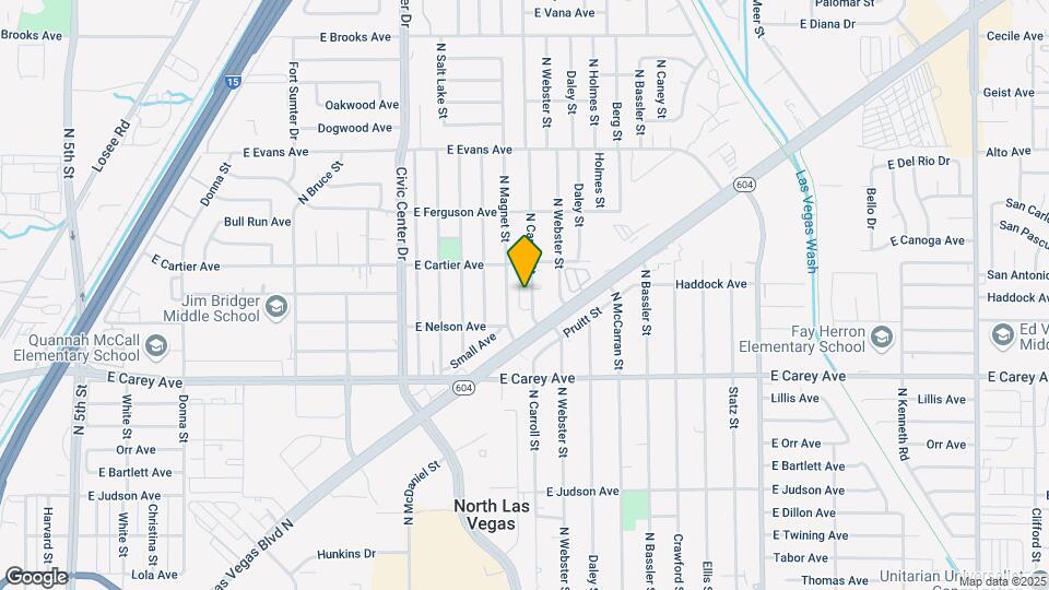 2519 N Carroll St Map and Location Details