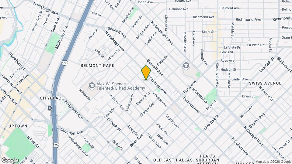 2102 N Prairie Ave Map and Location Details