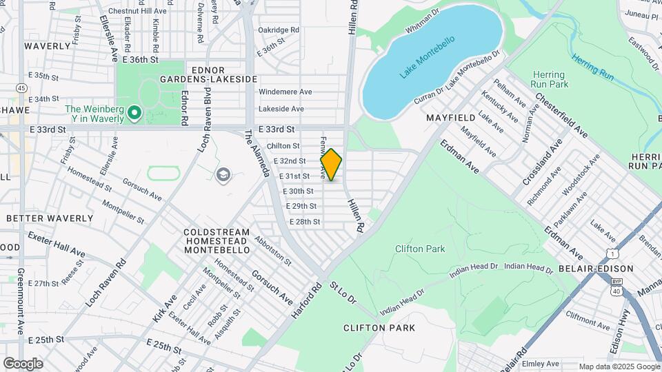 1814 E 30th St Map and Location Details