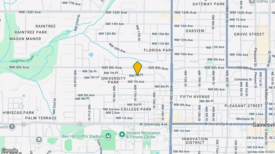 1635 NW 7th Pl Map and Location Details