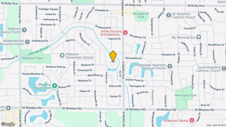 1901 Barberry Cir Map and Location Details