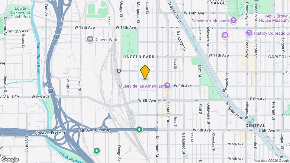 Beautiful Lincoln Park home by Art District on Santa Fe, Unit 329 Map and Location Details