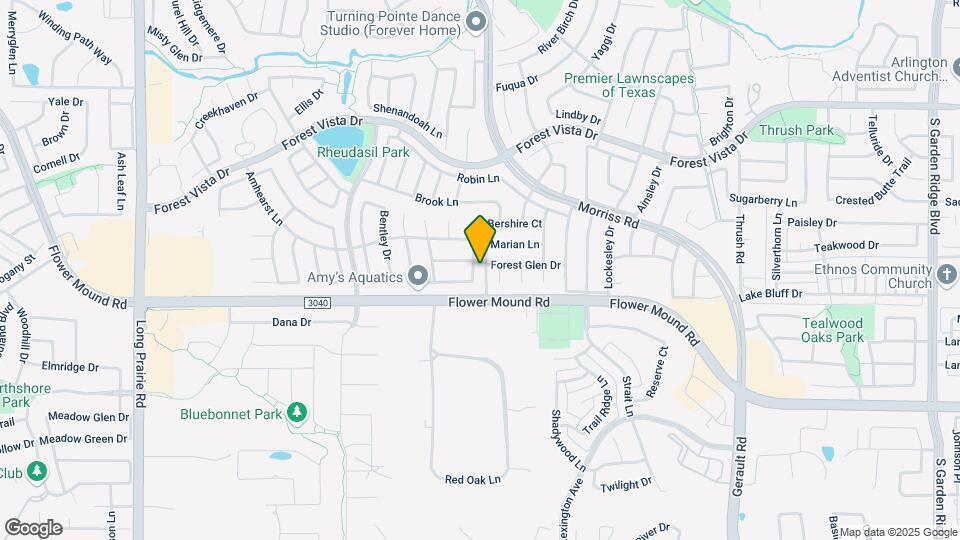 2108 Bershire Dr Map and Location Details