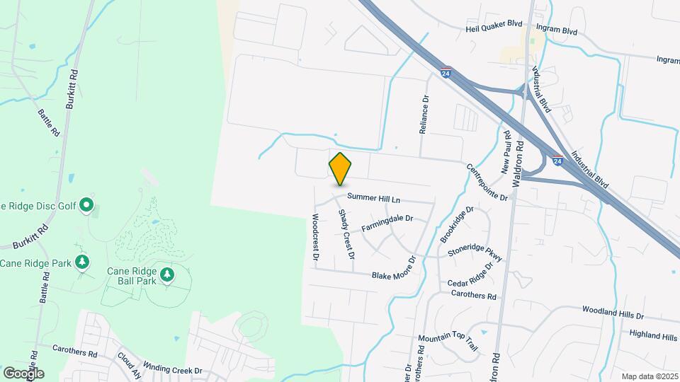 783 Summer Hill Ln Map and Location Details