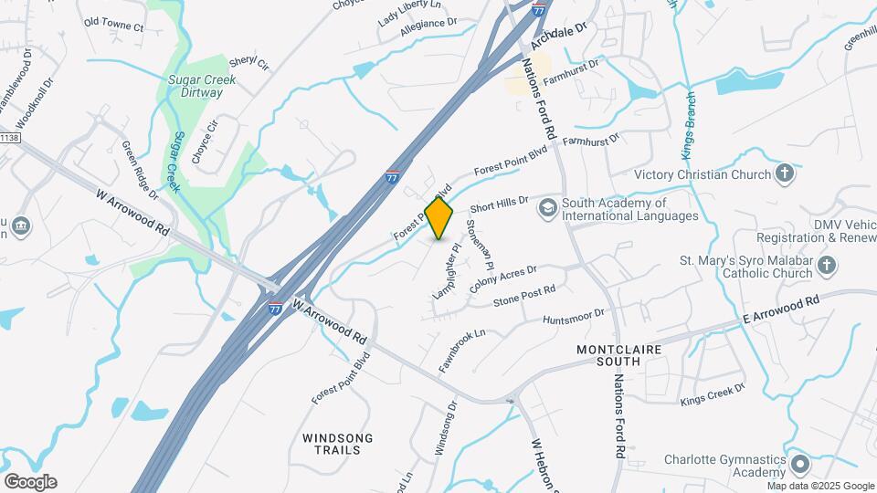 445 Short Hills Dr Map and Location Details