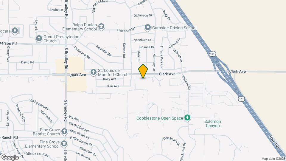 1414 Oakridge Park Rd Map and Location Details