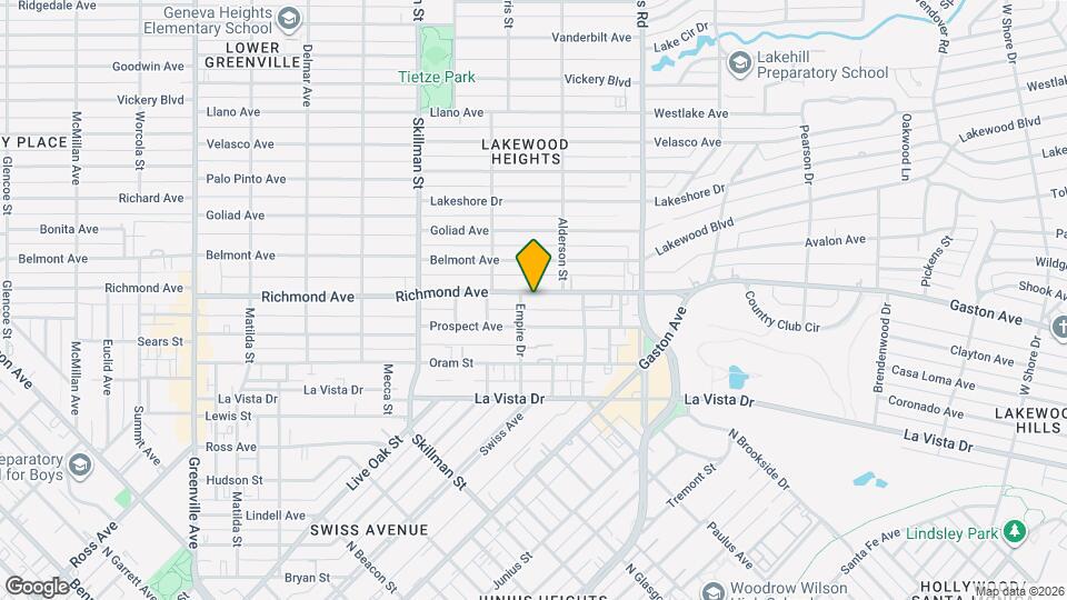 6244 Richmond Ave Map and Location Details