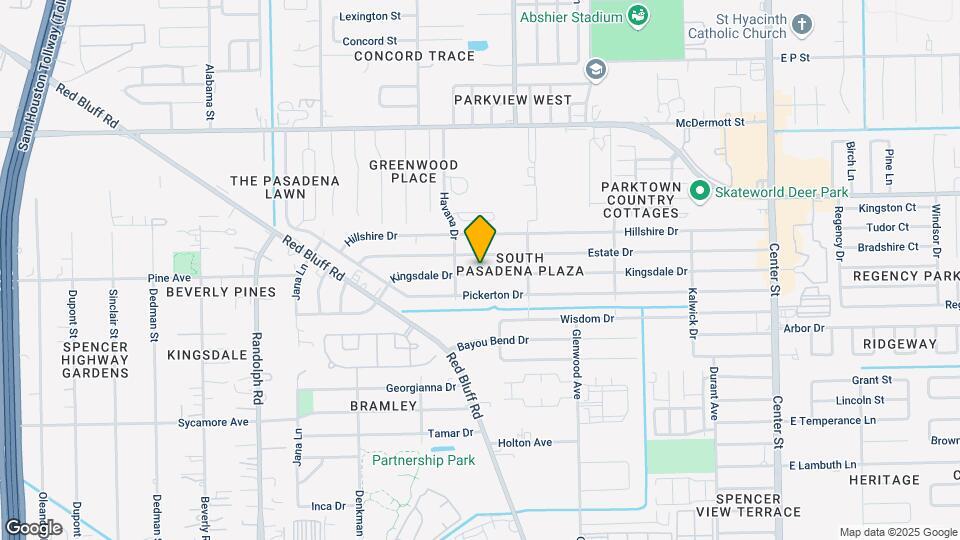 2117 Kingsdale Dr Map and Location Details