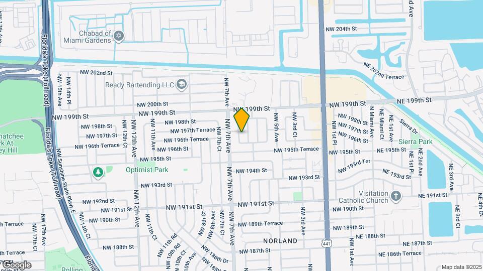 19625 NW 6th Pl Mapa y Detalles de la Ubicación