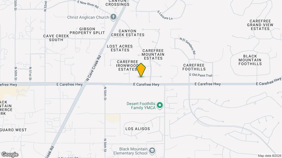 5829 E Agave Pl Map and Location Details