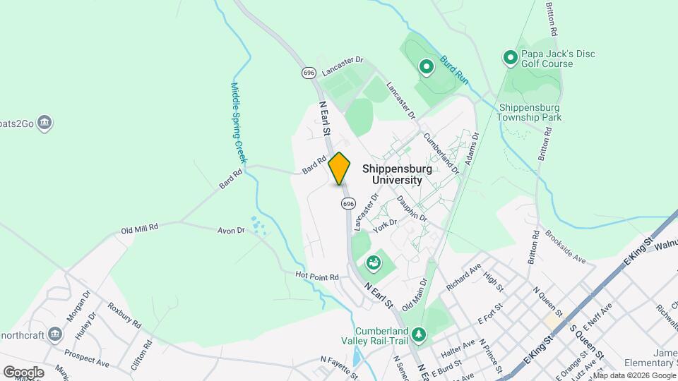 440 N Earl St Map and Location Details