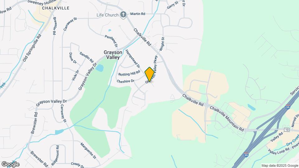 2555 Hampstead Dr Map and Location Details