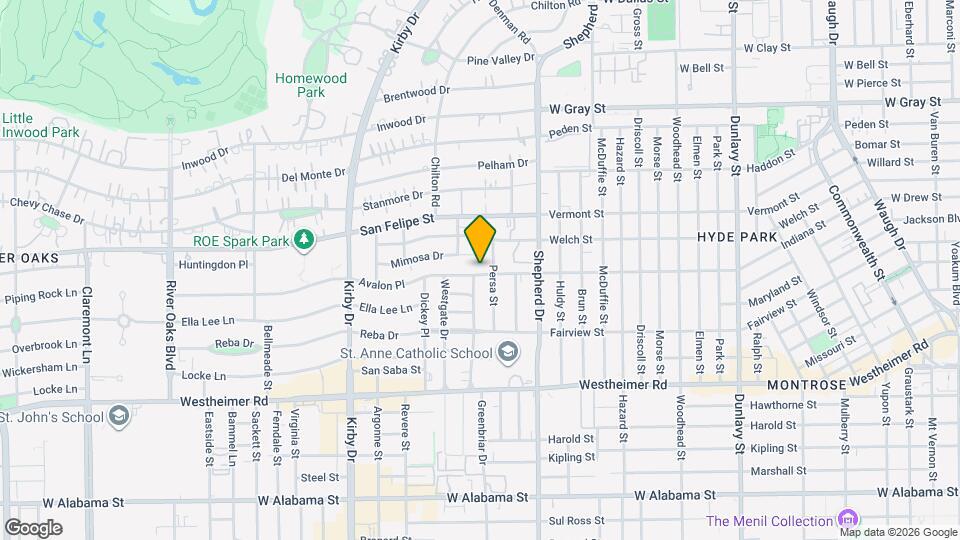 2154 Avalon Pl Mapa y Detalles de la Ubicación