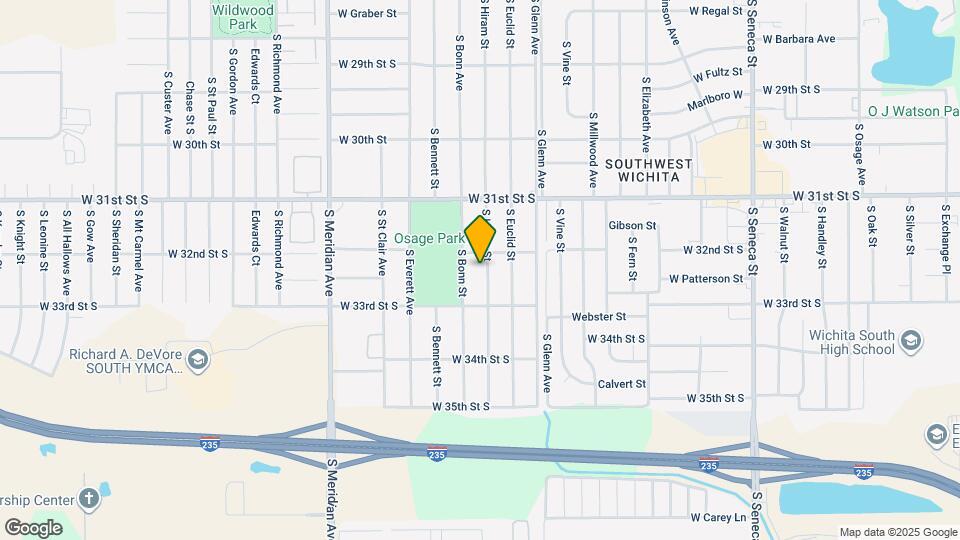 3315 S Hiram St Map and Location Details