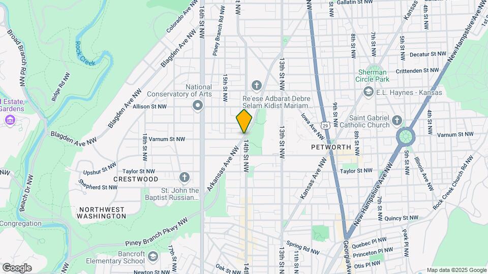 4306 Arkansas Ave NW Map and Location Details
