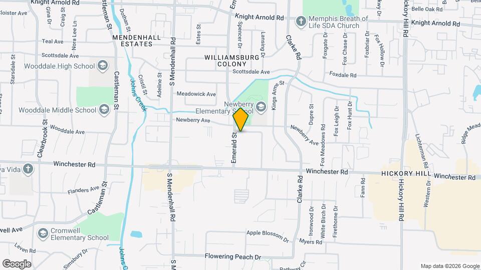 5499 Emerald Hills Dr Map and Location Details