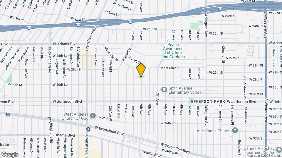 2943 9th Ave, Unit 1/2 Map and Location Details