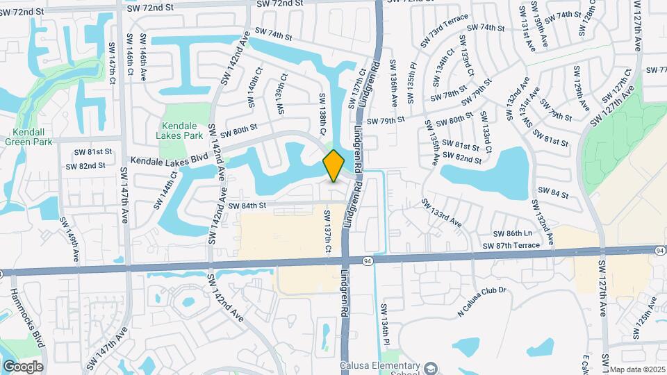 13721 SW 84th St-Unit -Apt E Map and Location Details