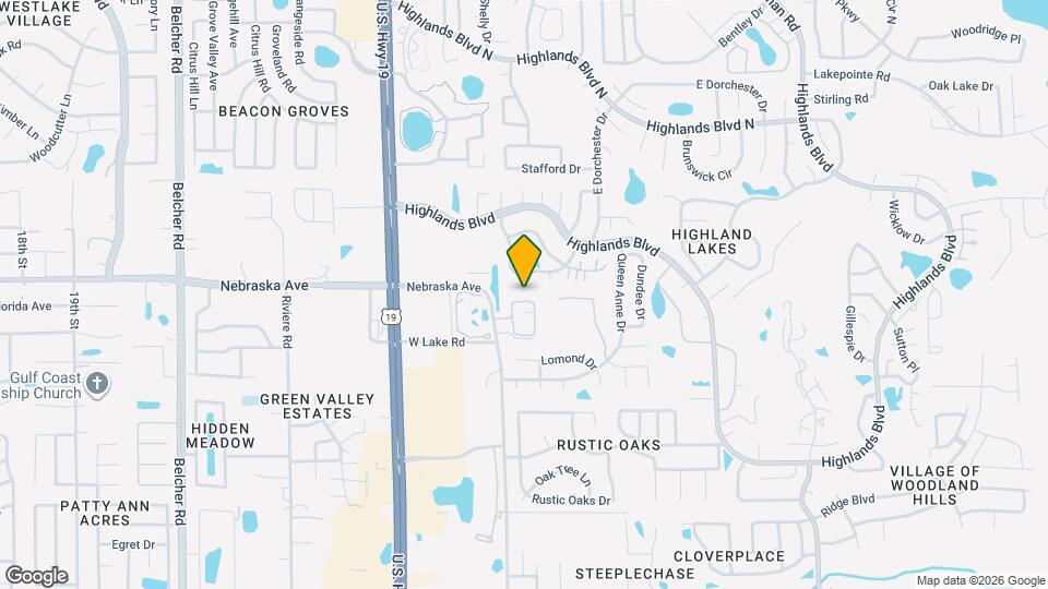 2833 Orange Tree Cir N Map and Location Details