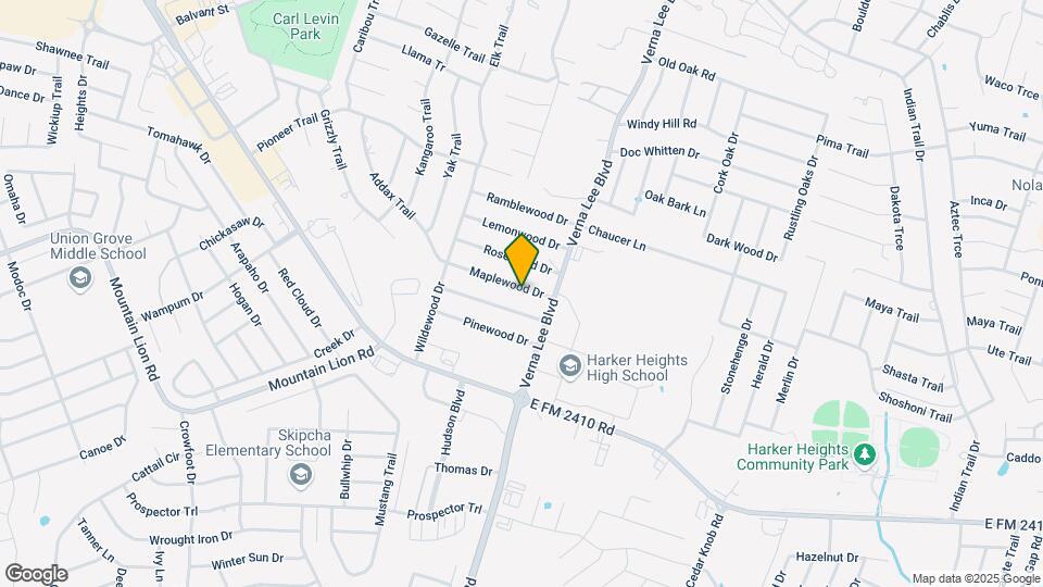 930 Maplewood Dr Mapa y Detalles de la Ubicación