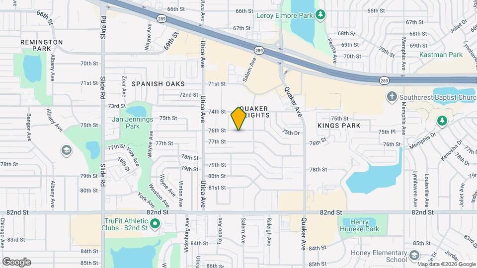 4601 76th St Map and Location Details