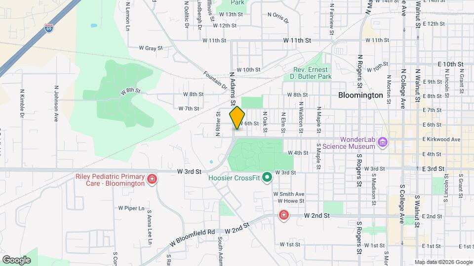 1222 W Kirkwood Ave Map and Location Details