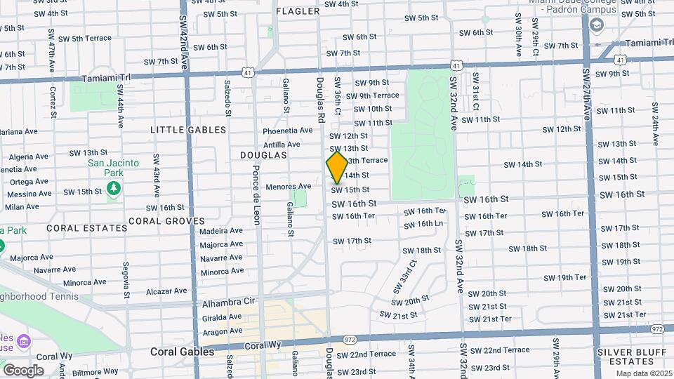 3663 SW 15th St Map and Location Details
