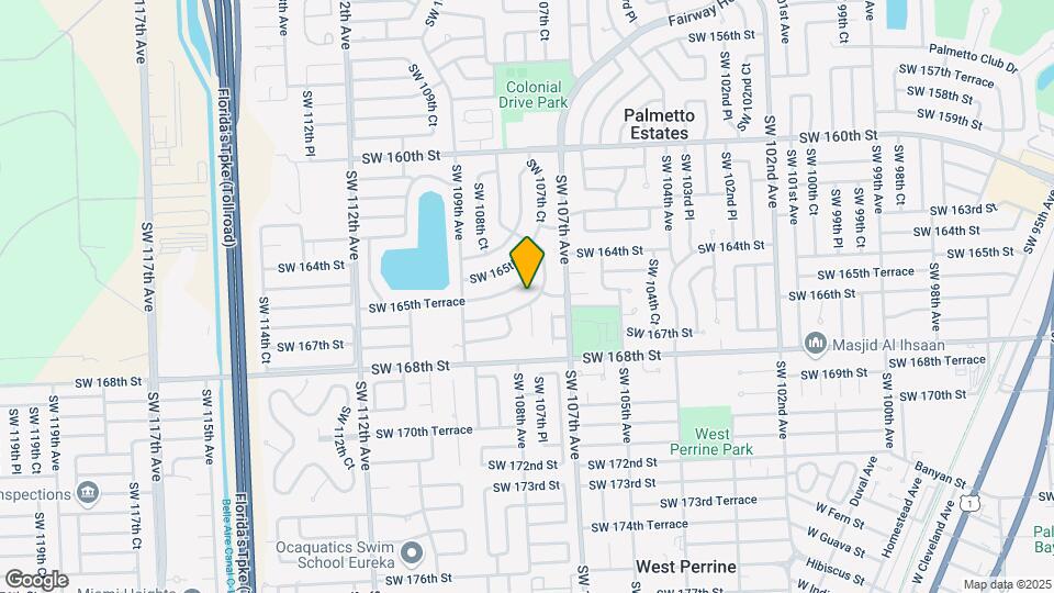 10745 SW 166th Terrace Map and Location Details