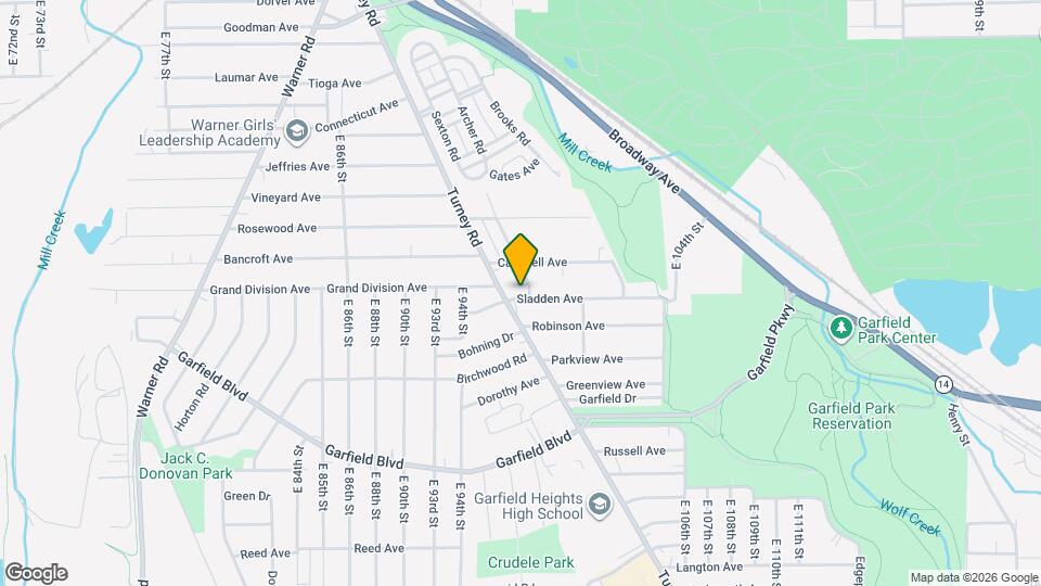 9609 Sladden Ave Map and Location Details