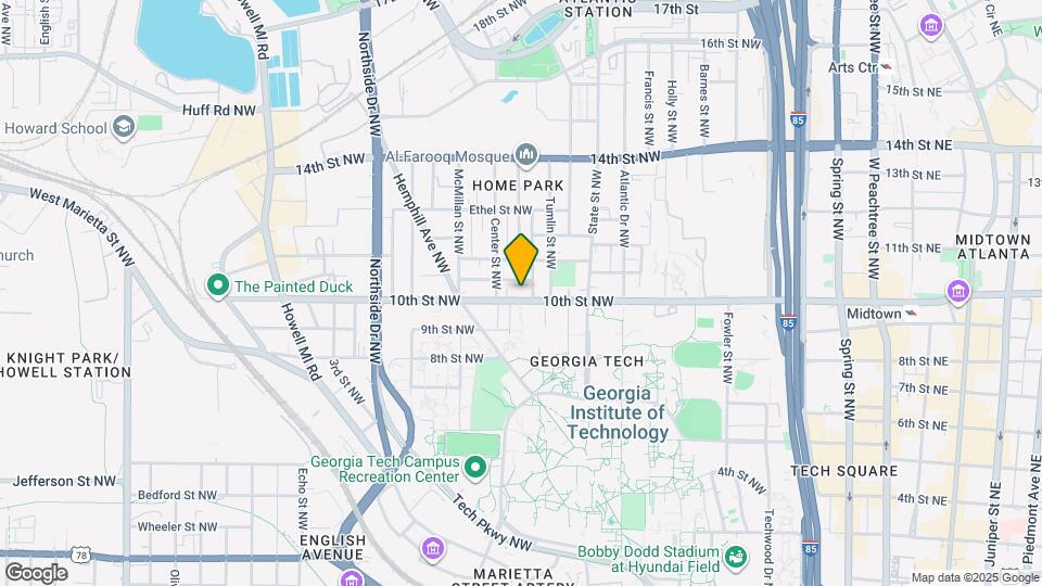 449 10th St NW Map and Location Details