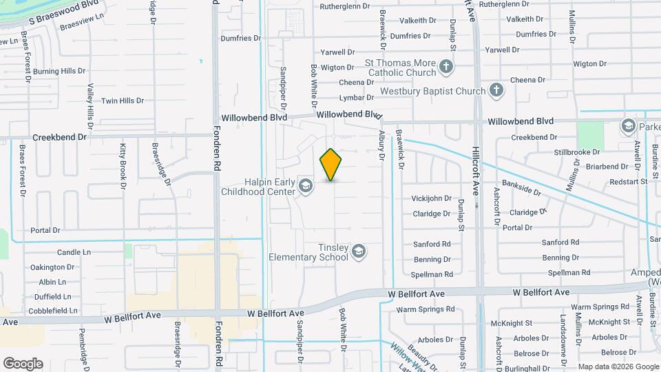 10822 Bob White Dr Map and Location Details