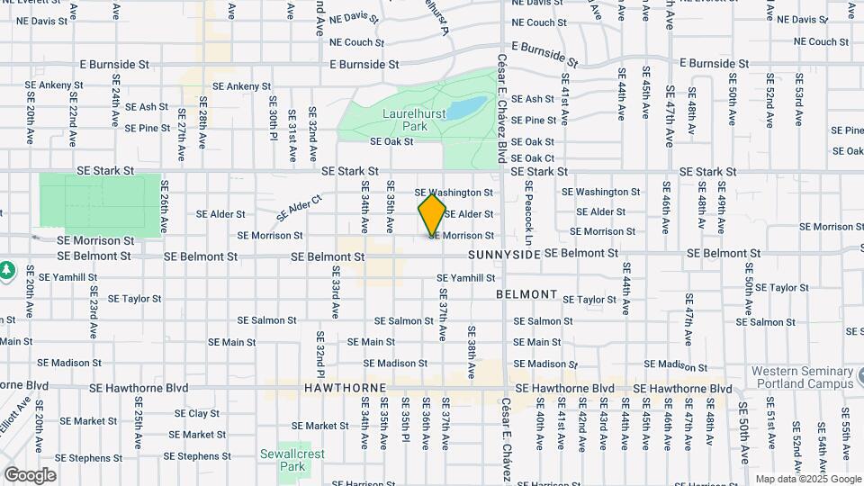 3636 SE Morrison St Map and Location Details
