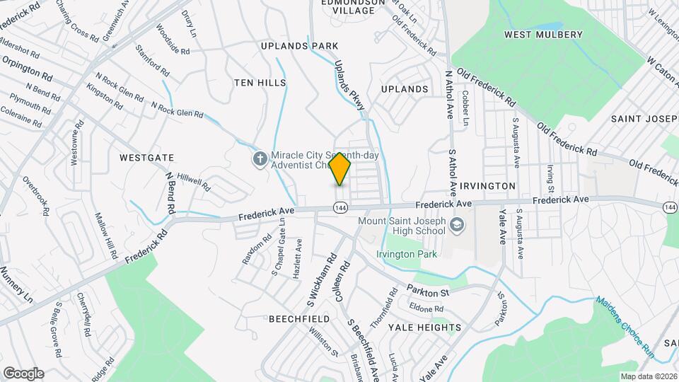 121 S Wickham Rd Map and Location Details
